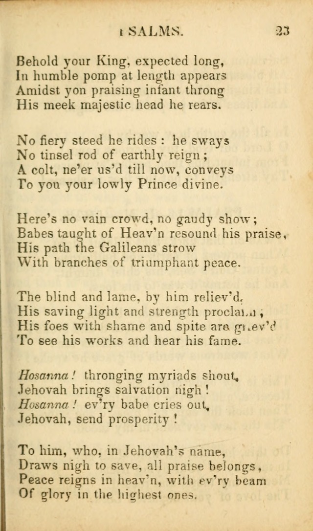 Psalms, Hymns, and Spiritual Songs: original and selected (5th ed.) page 23