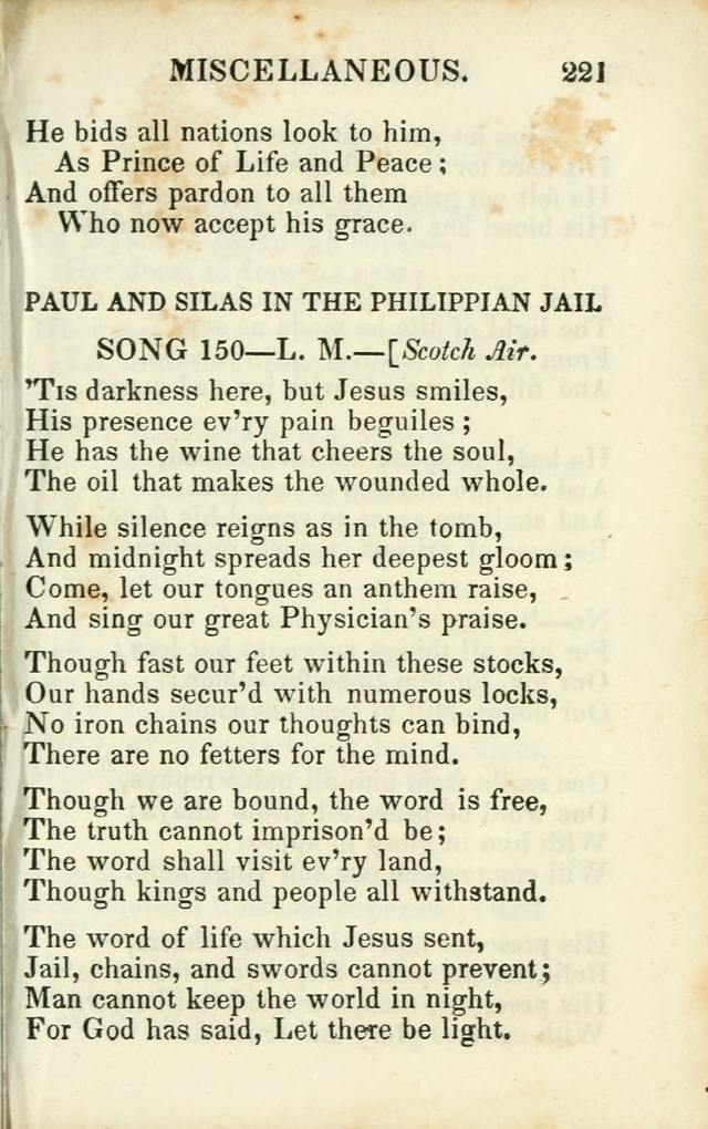 Psalms, Hymns and Spiritual Songs, Original and Selected. (14th stereotype ed.) page 221