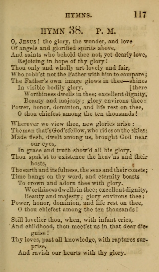 Psalms, Hymns and Spiritual Songs, Original and Selected. (7th ed.) page 117