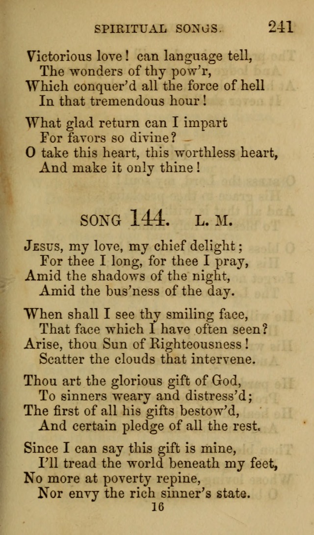 Psalms, Hymns and Spiritual Songs, Original and Selected. (7th ed.) page 241