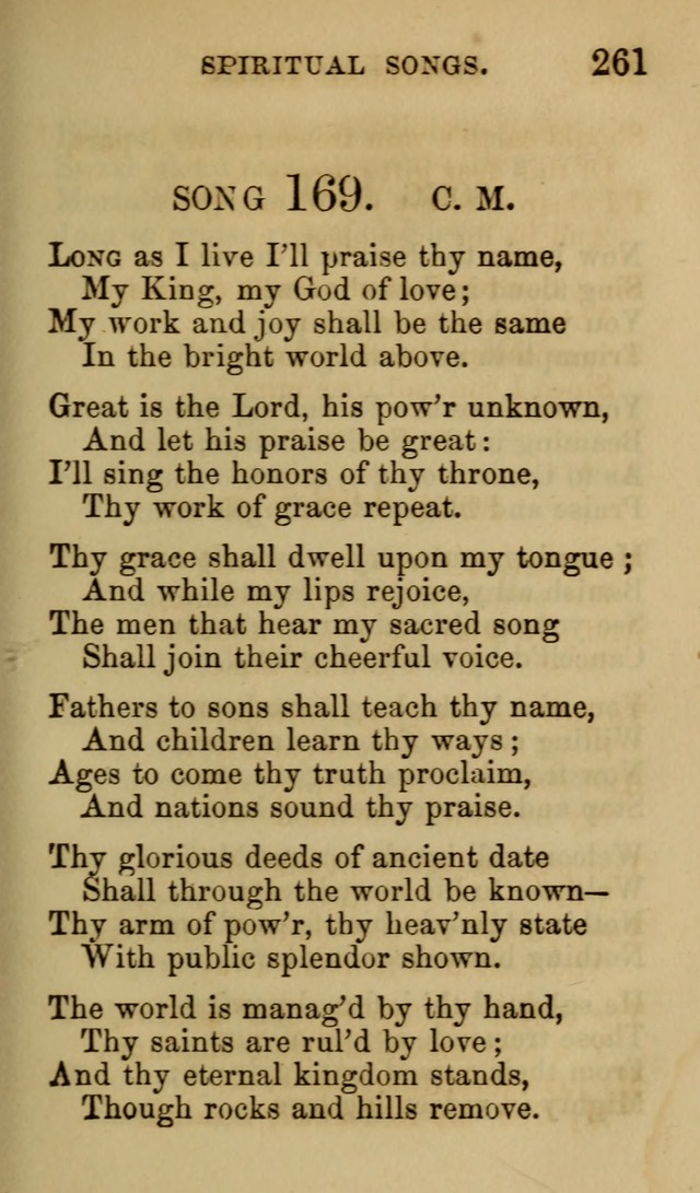 Psalms, Hymns and Spiritual Songs, Original and Selected. (7th ed.) page 261
