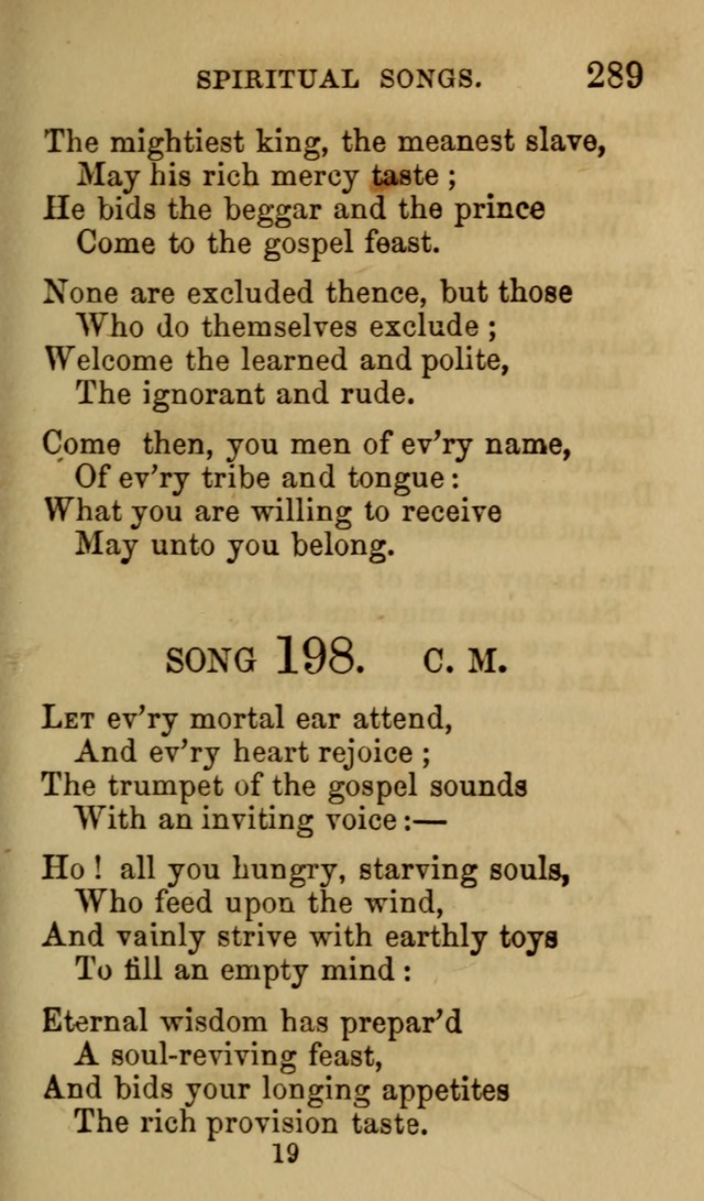 Psalms, Hymns and Spiritual Songs, Original and Selected. (7th ed.) page 289