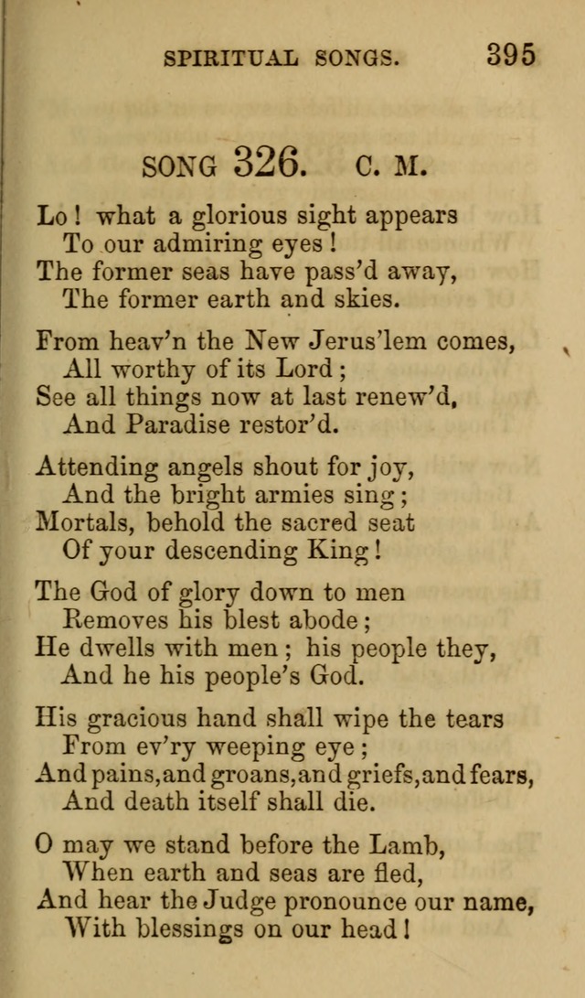 Psalms, Hymns and Spiritual Songs, Original and Selected. (7th ed.) page 395