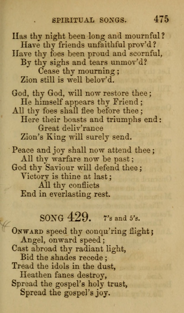 Psalms, Hymns and Spiritual Songs, Original and Selected. (7th ed.) page 475