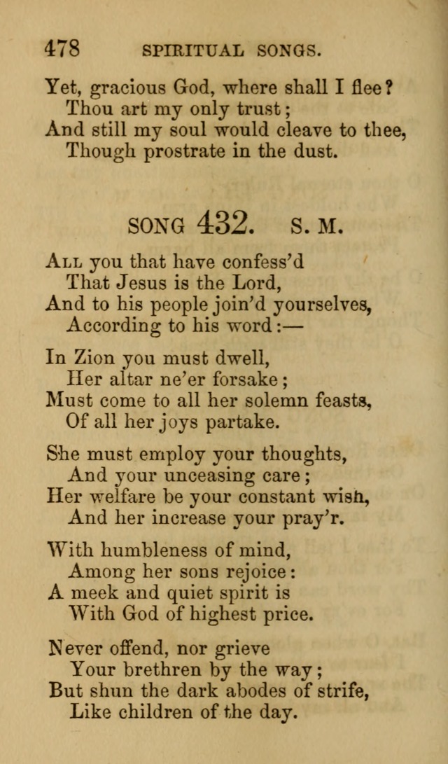 Psalms, Hymns and Spiritual Songs, Original and Selected. (7th ed.) page 478