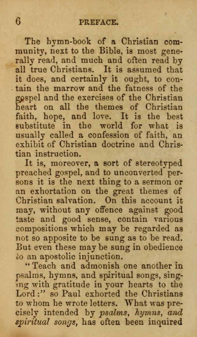 Psalms, Hymns and Spiritual Songs, Original and Selected. (7th ed.) page 6