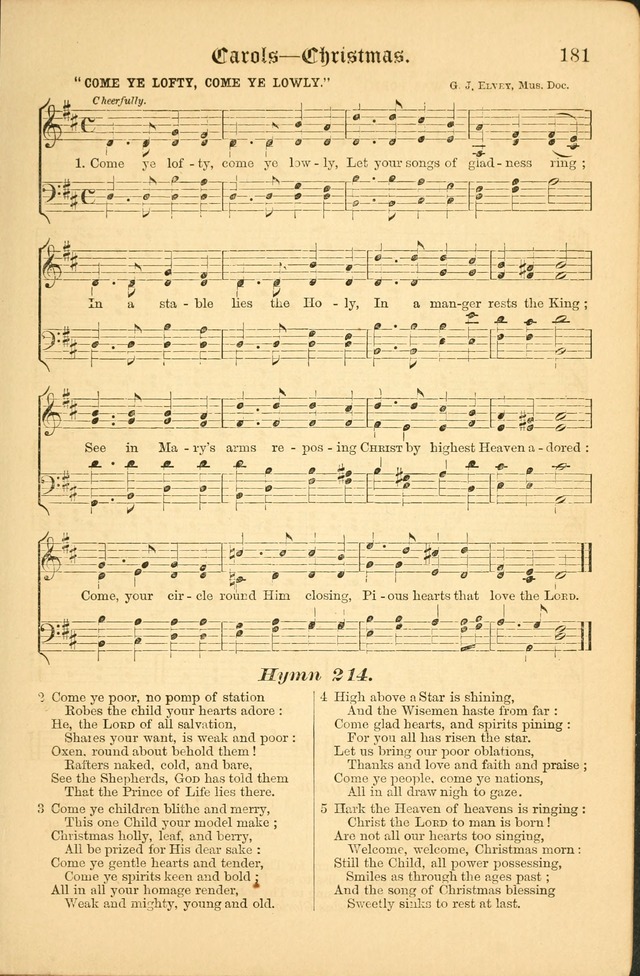 The Parish hymnal: for "The service of song in the House of the Lord" page 188