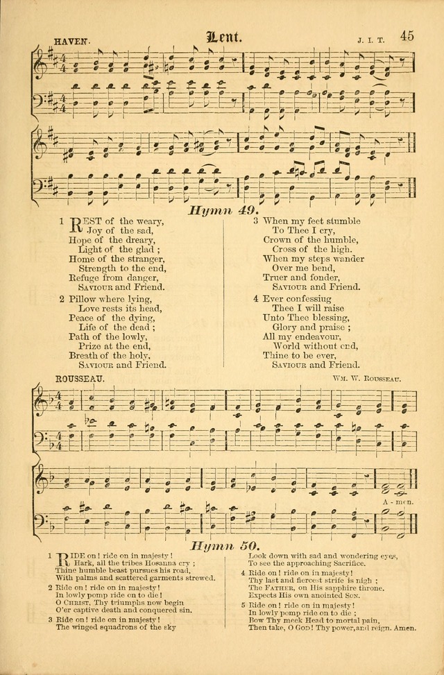 The Parish hymnal: for "The service of song in the House of the Lord" page 52