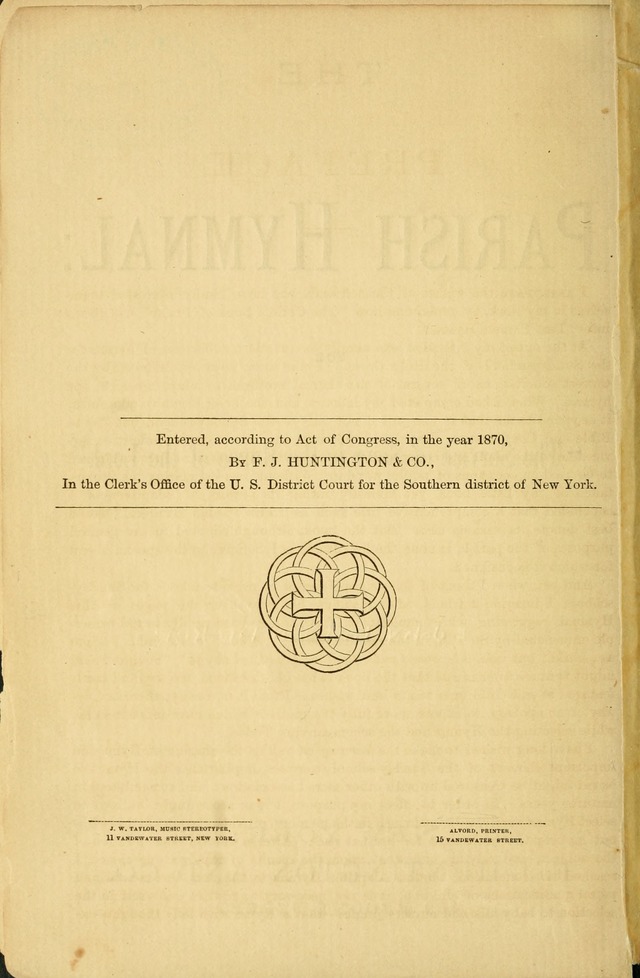 The Parish hymnal: for "The service of song in the House of the Lord" page 9