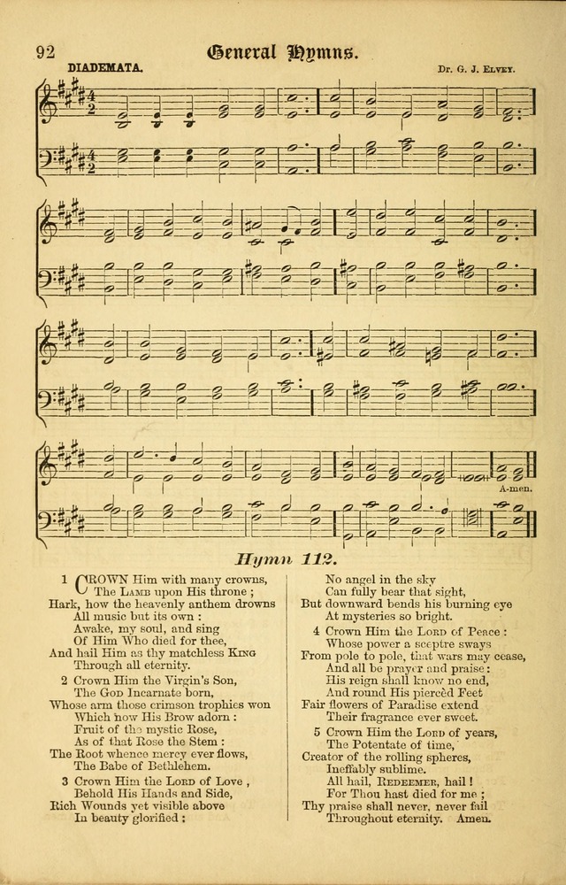 The Parish hymnal: for "The service of song in the House of the Lord" page 99