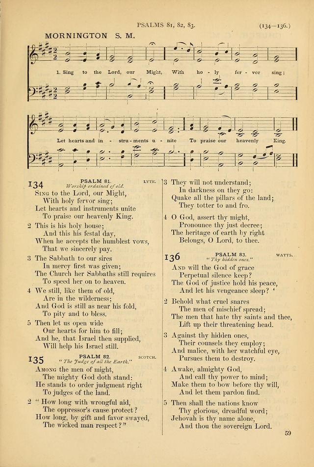 Psalms and Hymns and Spiritual Songs: a manual of worship for the church of Christ page 59
