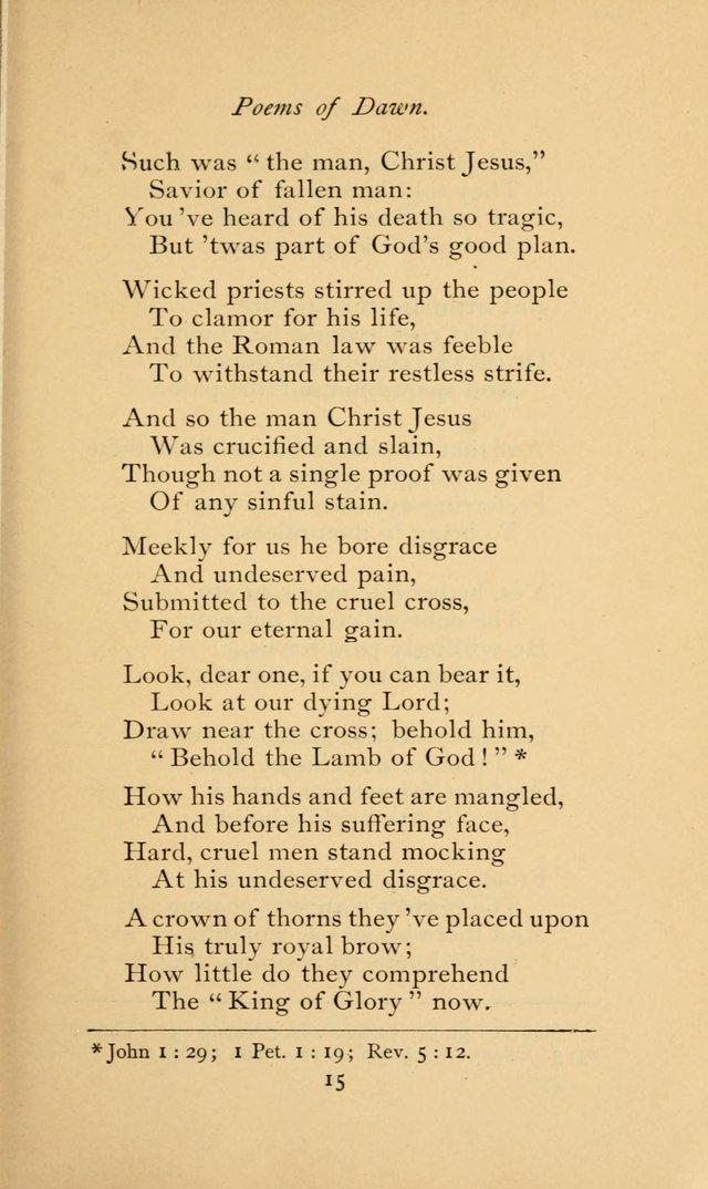 Poems and Hymns of Dawn page 16
