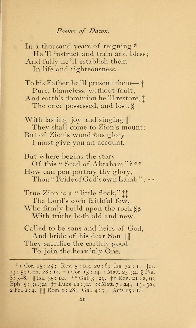 Poems and Hymns of Dawn page 22