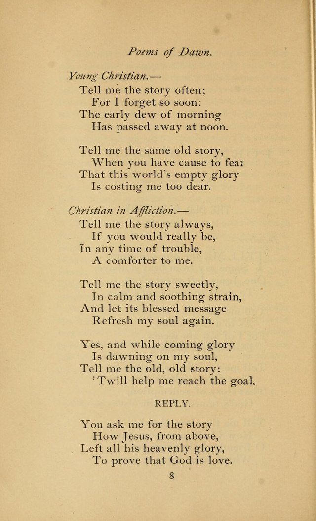Poems and Hymns of Dawn page 9
