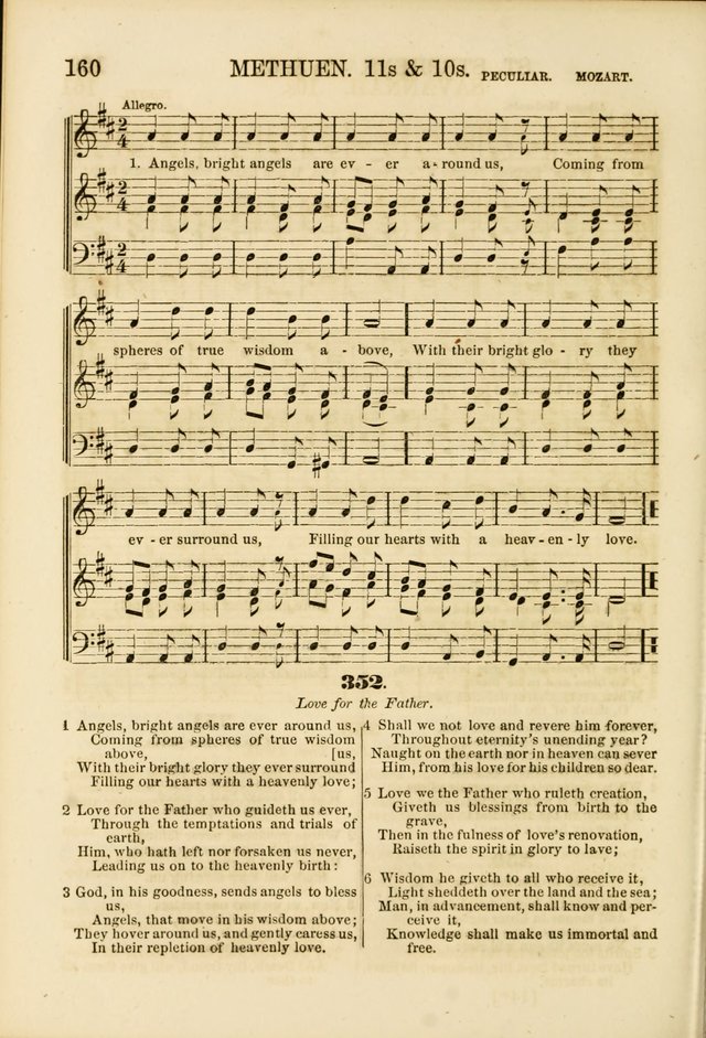 The Psalms of Life: A Compilation of Psalms, Hymns, Chants, Anthems, &c. Embodying the Spiritual, Progressive and Reformatory Sentiment of the Present Age page 160