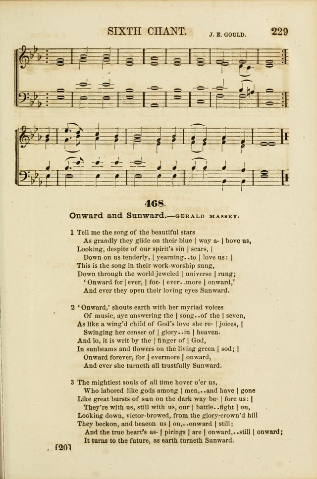 The Psalms of Life: A Compilation of Psalms, Hymns, Chants, Anthems, &c. Embodying the Spiritual, Progressive and Reformatory Sentiment of the Present Age page 229
