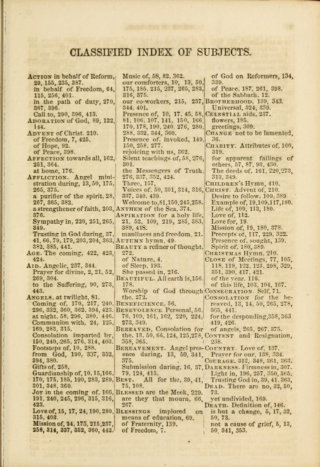 The Psalms of Life: A Compilation of Psalms, Hymns, Chants, Anthems, &c. Embodying the Spiritual, Progressive and Reformatory Sentiment of the Present Age page 9