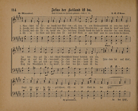 Pilger Lieder: für die Sonntagschule, Erbauungsstunde, Familie, u.s.w. page 114