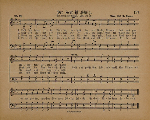 Pilger Lieder: für die Sonntagschule, Erbauungsstunde, Familie, u.s.w. page 137
