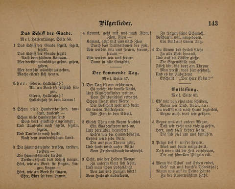 Pilger Lieder: für die Sonntagschule, Erbauungsstunde, Familie, u.s.w. page 143