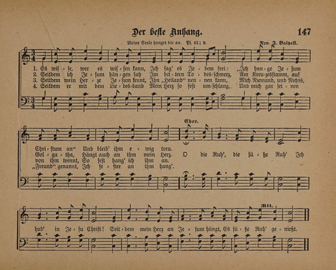 Pilger Lieder: für die Sonntagschule, Erbauungsstunde, Familie, u.s.w. page 147
