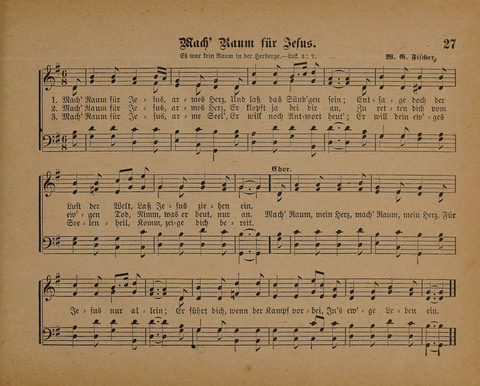 Pilger Lieder: für die Sonntagschule, Erbauungsstunde, Familie, u.s.w. page 27