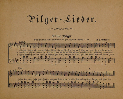 Pilger Lieder: für die Sonntagschule, Erbauungsstunde, Familie, u.s.w. page 3