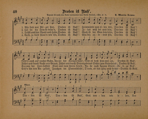 Pilger Lieder: für die Sonntagschule, Erbauungsstunde, Familie, u.s.w. page 40