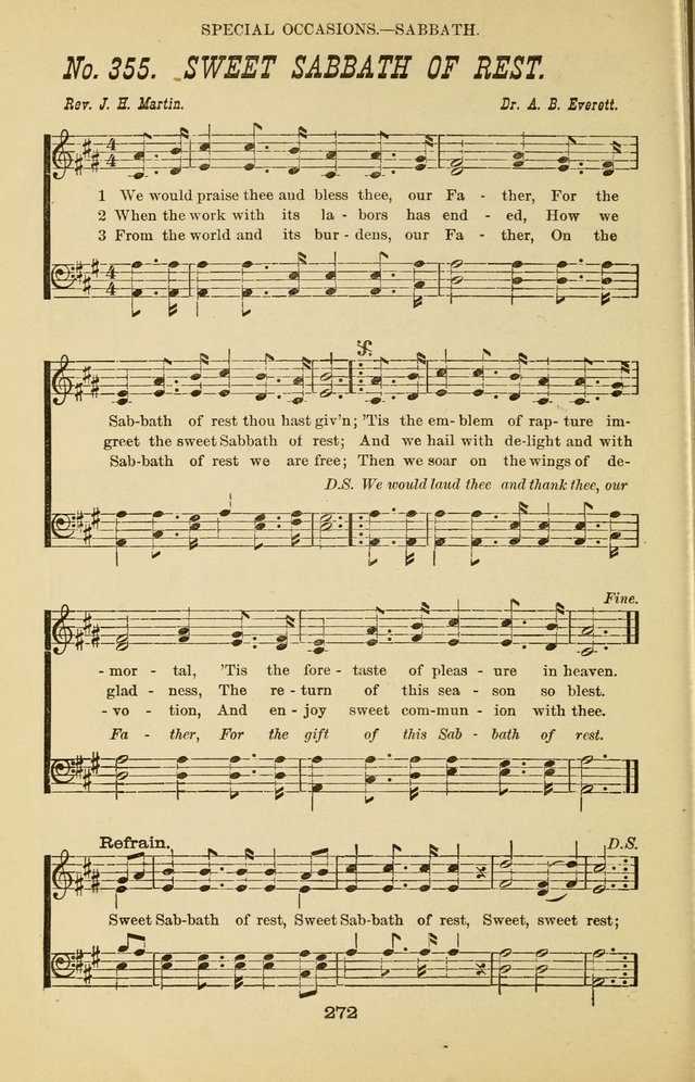 Prayer and Praise: or Hymns and Tunes for Prayer Meetings, Praise Meetings, Experience Meetings, Revivals, Missionary Meetings and all special occasions of Christian work and worship page 272