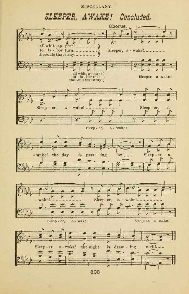 Prayer and Praise: or Hymns and Tunes for Prayer Meetings, Praise Meetings, Experience Meetings, Revivals, Missionary Meetings and all special occasions of Christian work and worship page 303