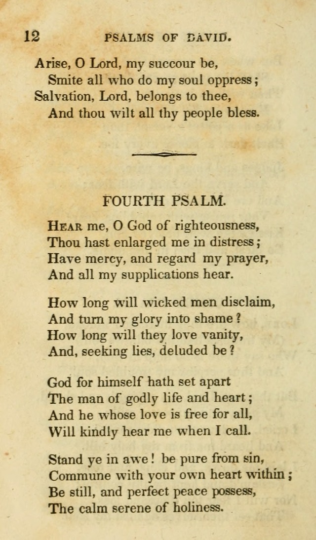 Portions of the Psalms of David, and other parts of scripture, in verse: designed as a companion for the Christian (2nd ed.) page 12