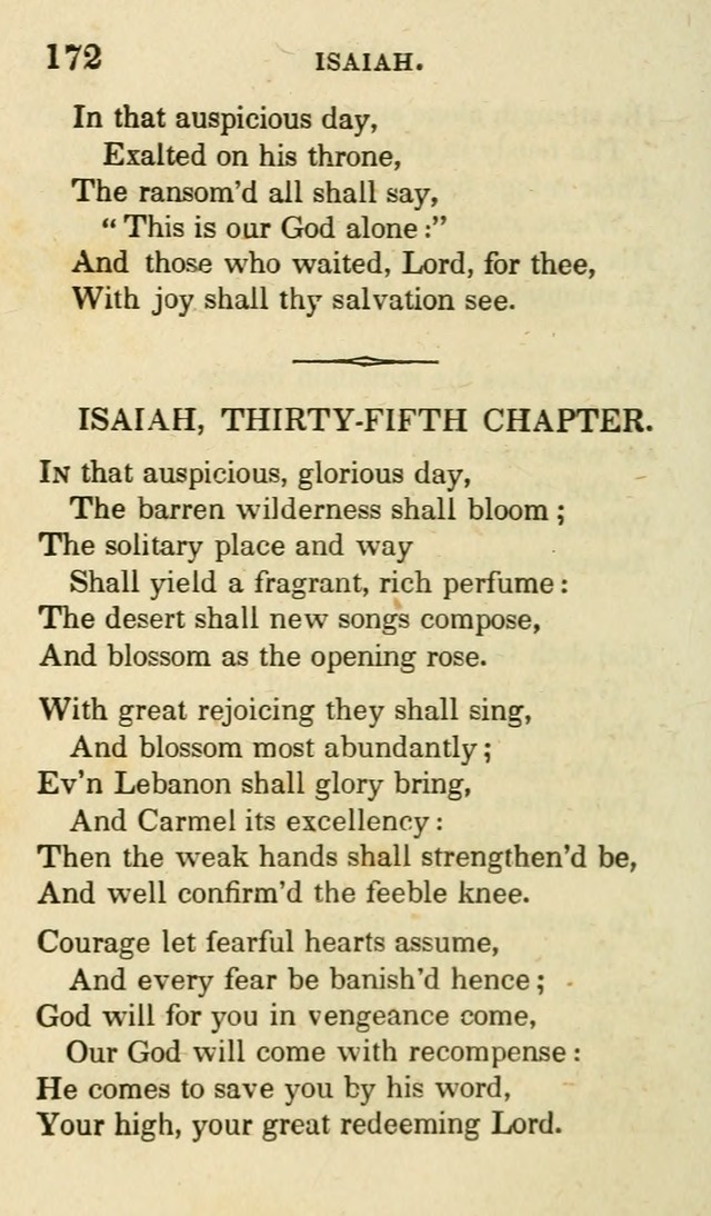 Portions of the Psalms of David, and other parts of scripture, in verse: designed as a companion for the Christian (2nd ed.) page 172