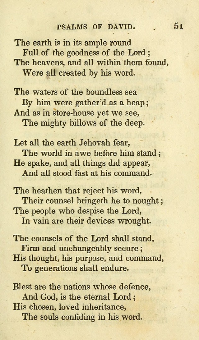 Portions of the Psalms of David, and other parts of scripture, in verse: designed as a companion for the Christian (2nd ed.) page 51