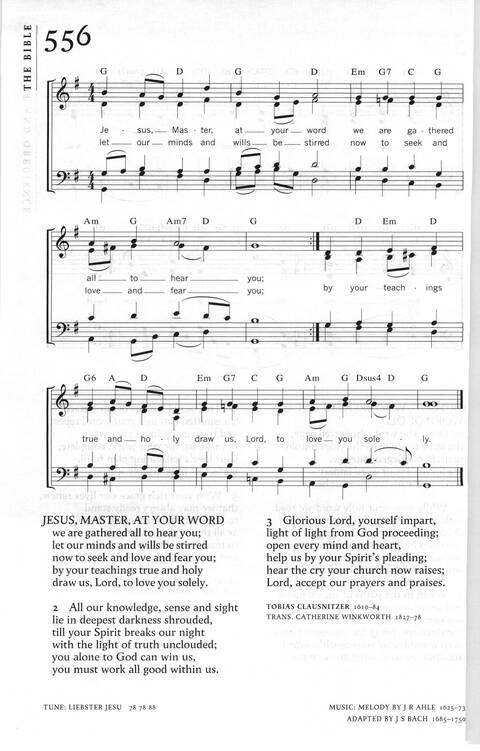 Praise! psalms hymns and songs for Christian worship page 1096