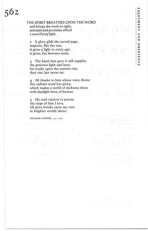 Praise! psalms hymns and songs for Christian worship page 1105