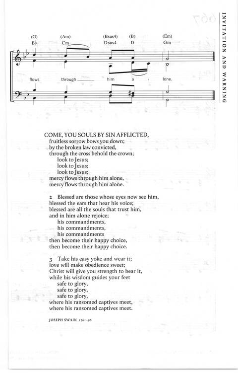 Praise! psalms hymns and songs for Christian worship page 1289