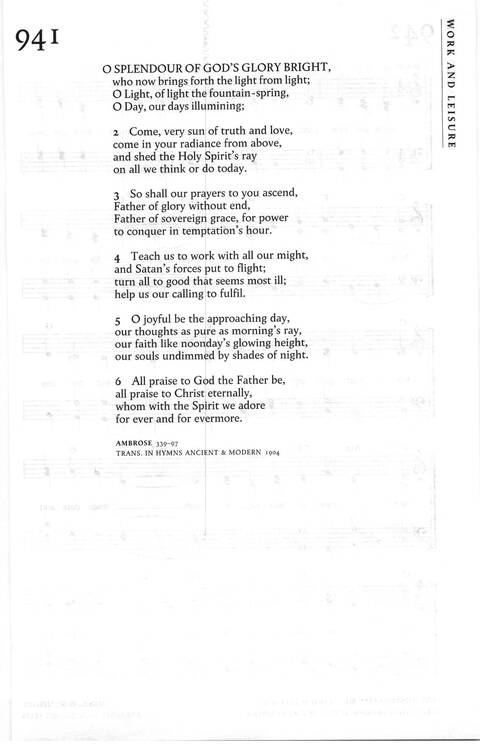 Praise! psalms hymns and songs for Christian worship page 1789