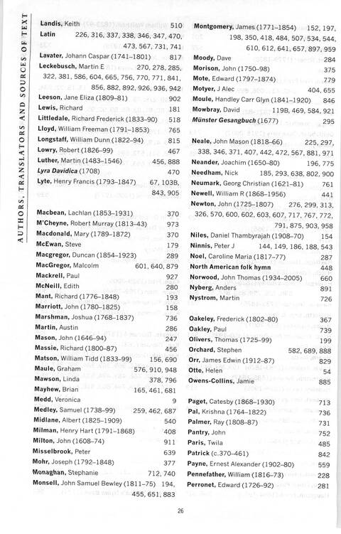 Praise! psalms hymns and songs for Christian worship page 1879