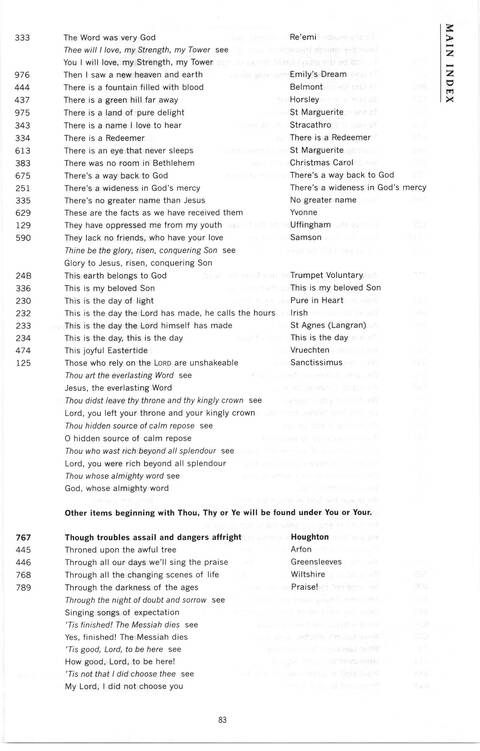 Praise! psalms hymns and songs for Christian worship page 1938