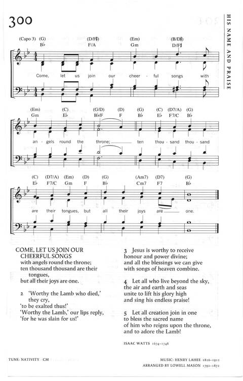 Praise! psalms hymns and songs for Christian worship page 613
