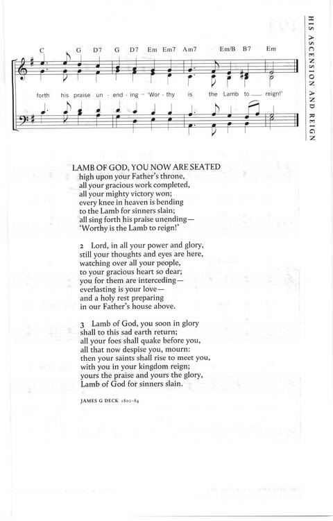 Praise! psalms hymns and songs for Christian worship page 987