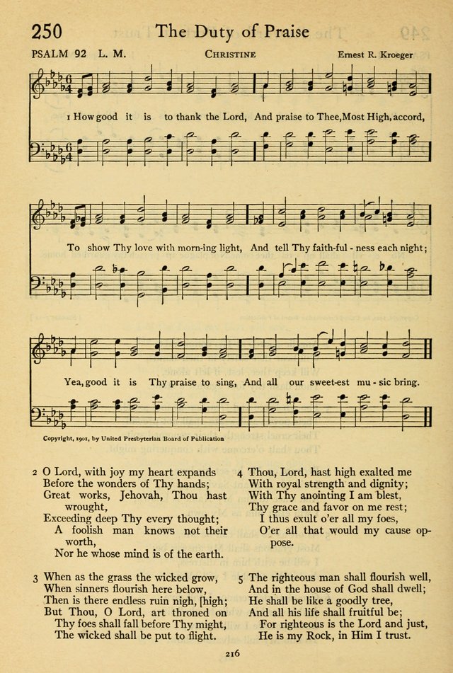 The Psalter: with responsive readings page 218