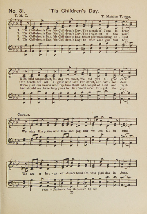 Primary Songs No. 3: for the primary department in the Sunday school, and for use in the home page 23