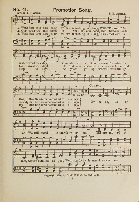 Primary Songs No. 3: for the primary department in the Sunday school, and for use in the home page 35