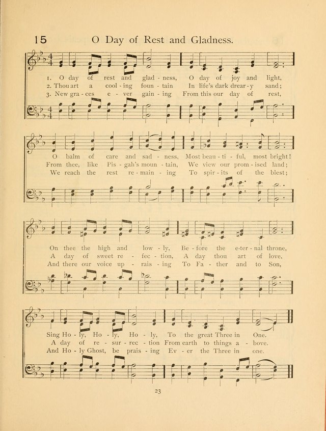 Pilgrim Songs: for the Sunday School page 23