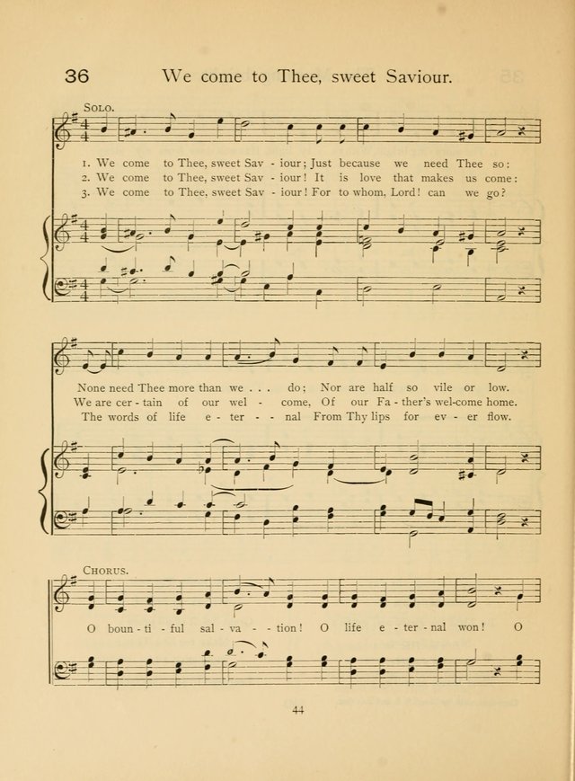 Pilgrim Songs: for the Sunday School page 44