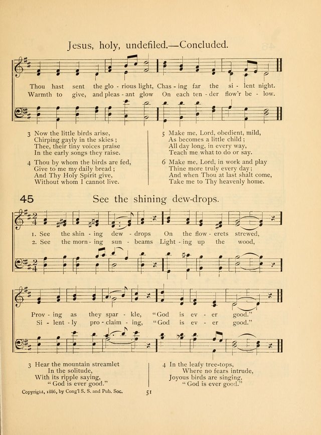 Pilgrim Songs: for the Sunday School page 51