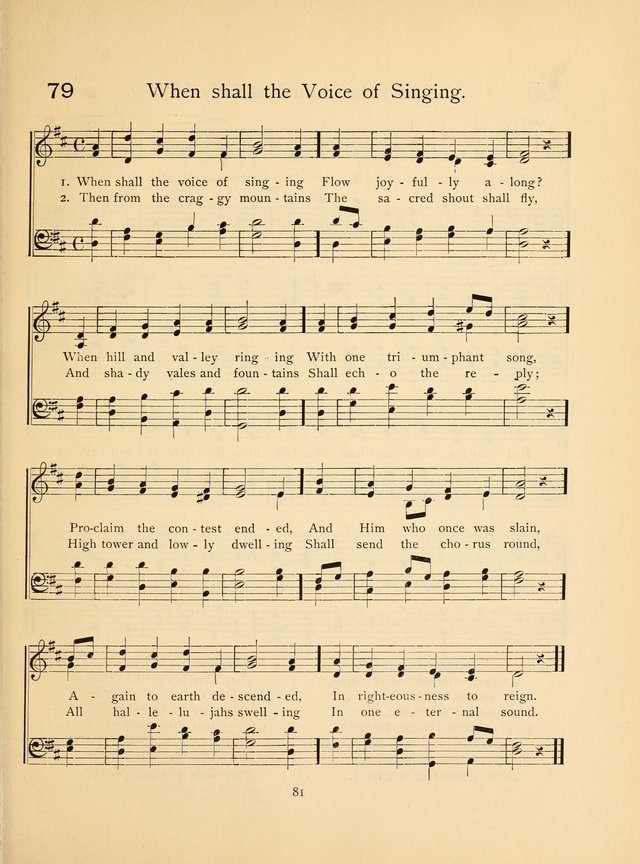 Pilgrim Songs: for the Sunday School page 81
