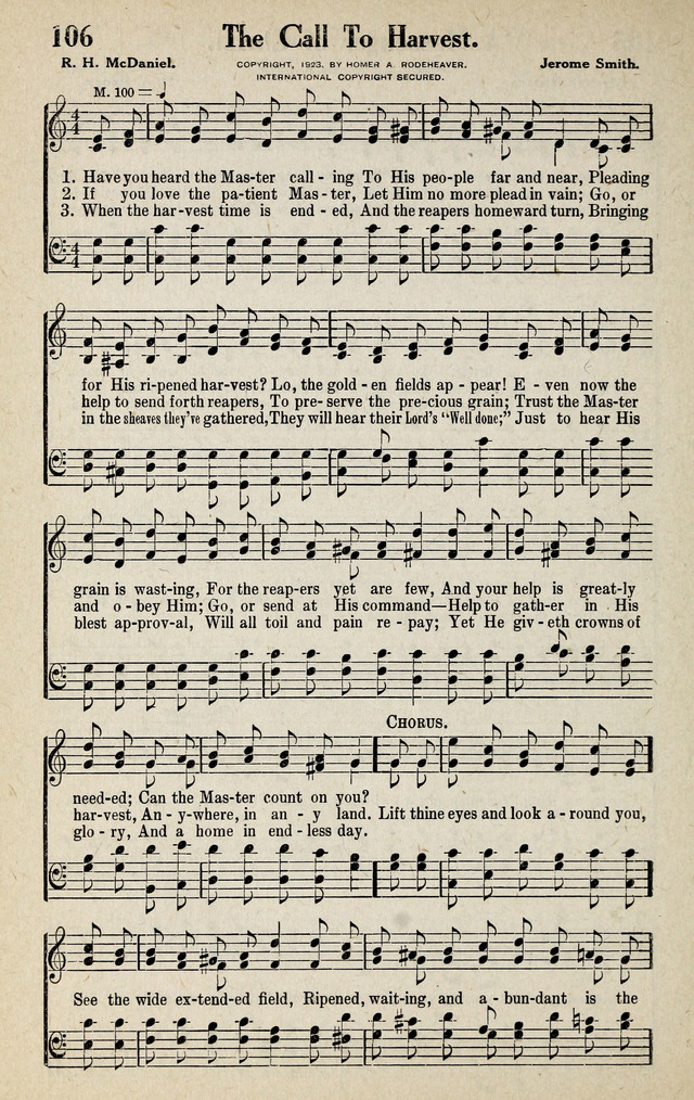 Progressive Sunday School Songs page 106