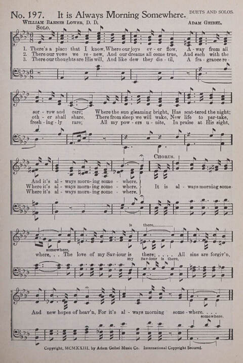 Praise and Service Songs for Sunday Schools page 173